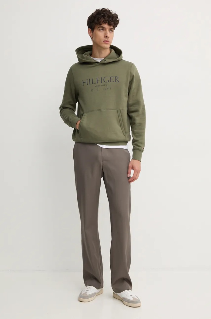 Μπλούζα Tommy Hilfiger MW0MW35523 πράσινο NC24