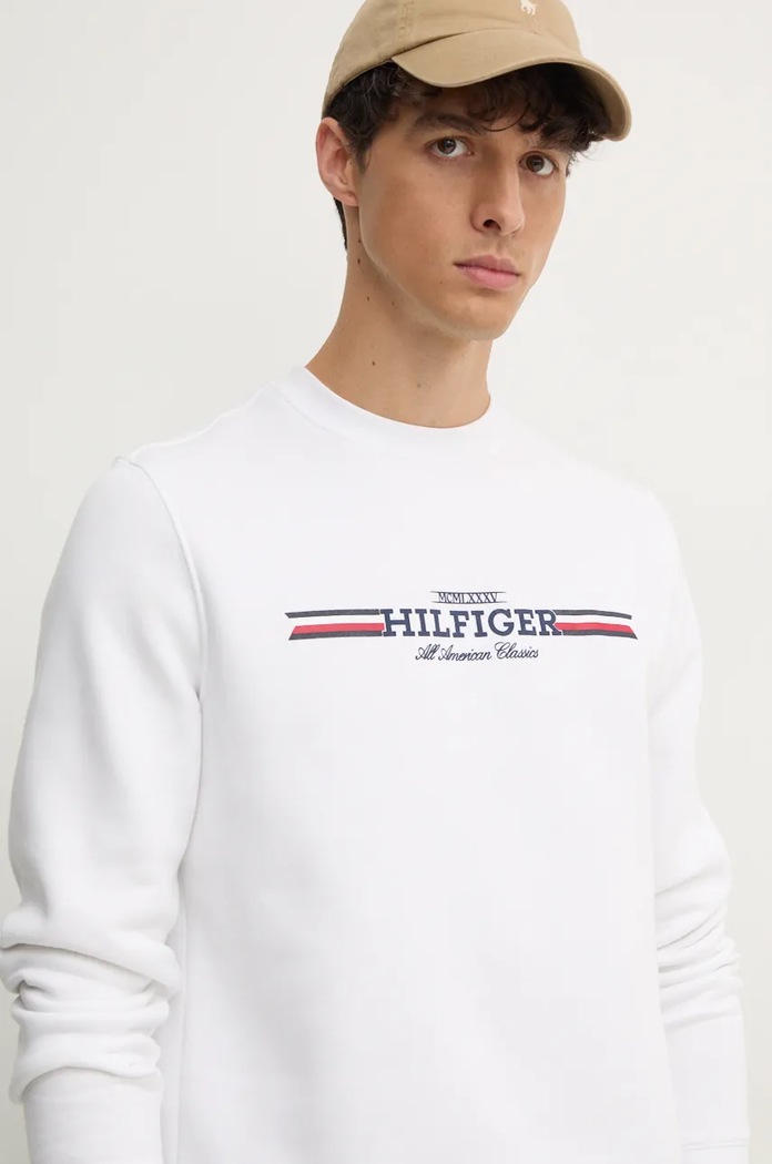 Dukserica Tommy Hilfiger MW0MW35530 bijela