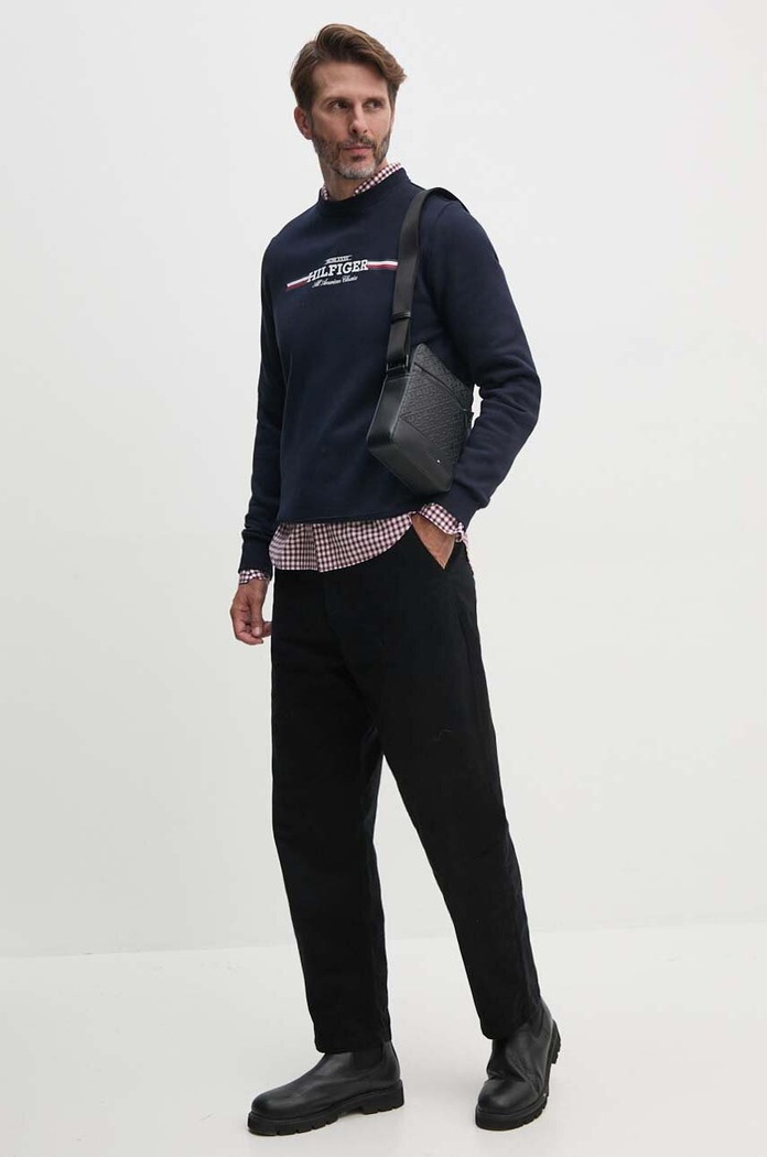 Dukserica Tommy Hilfiger MW0MW35530 mornarsko plava NC24
