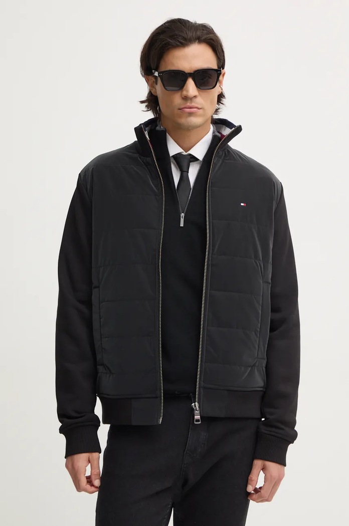Яке Tommy Hilfiger лека изолация черен MW0MW35543