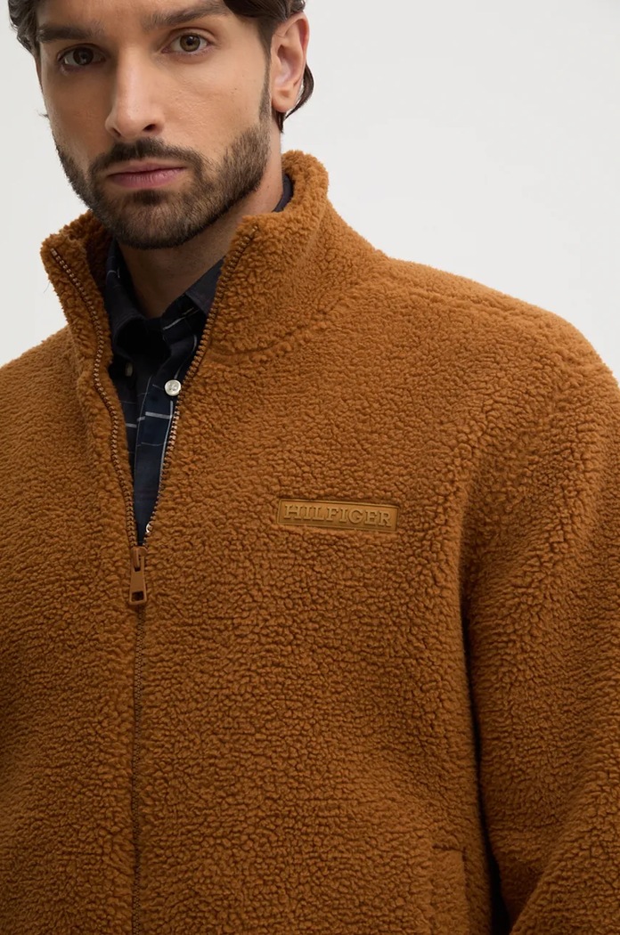 Tommy Hilfiger hanorac fleece MW0MW37228 maro