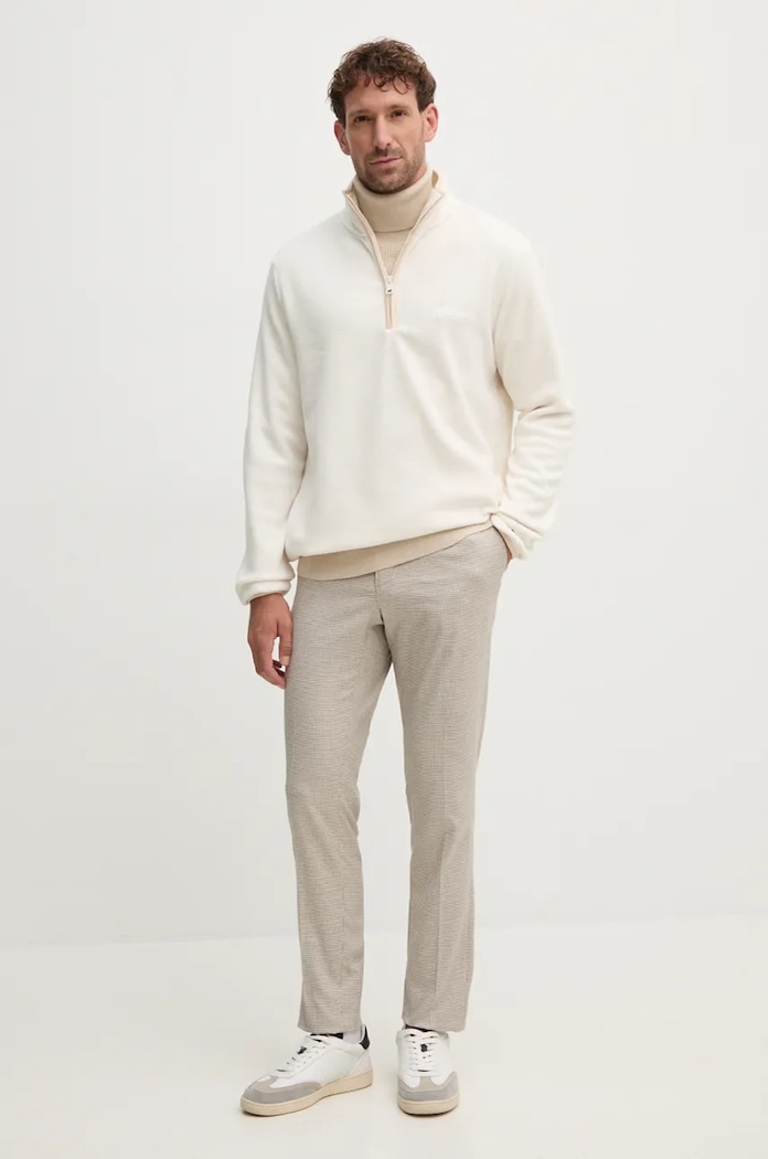Μπλούζα Tommy Hilfiger MW0MW37229 μπεζ AW24