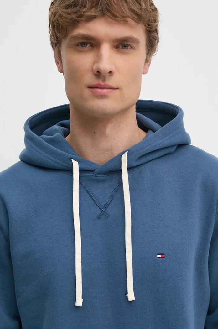 Mikina Tommy Hilfiger modrá MW0MW37230