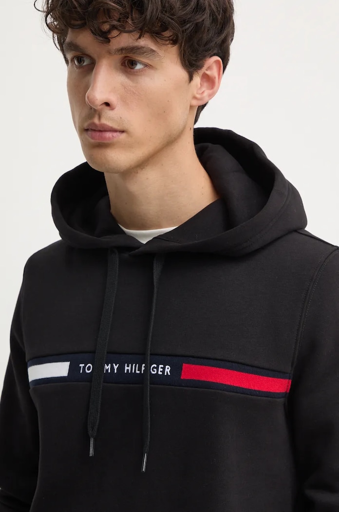Mikina Tommy Hilfiger černá MW0MW37361