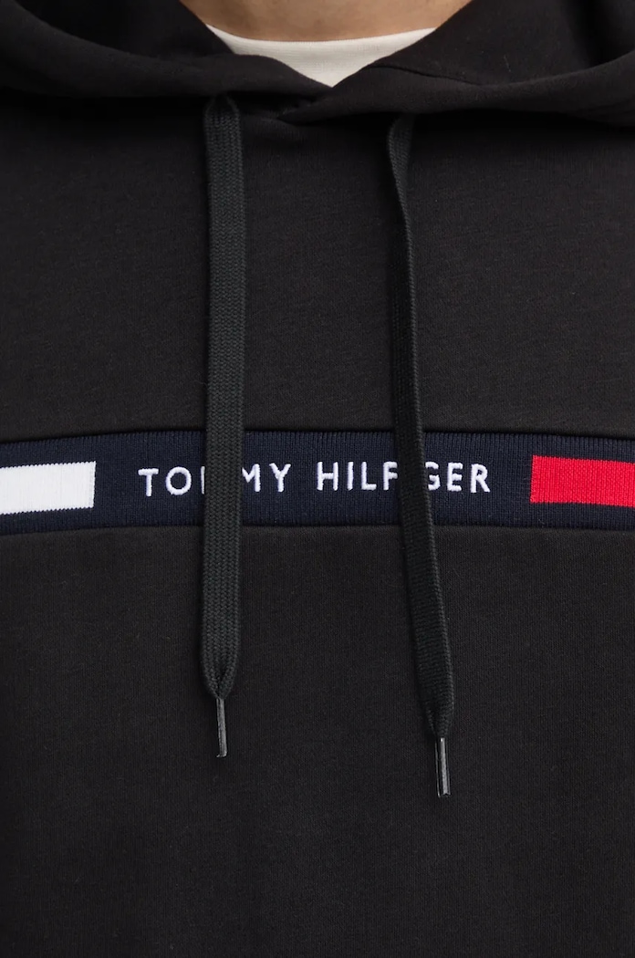 Mikina Tommy Hilfiger MW0MW37361 černá
