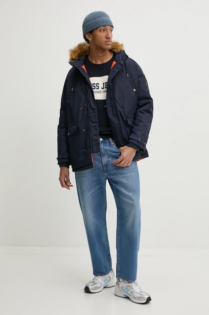 Mikina Guess Jeans M4BQ39.K9V31 námořnická modř SS26