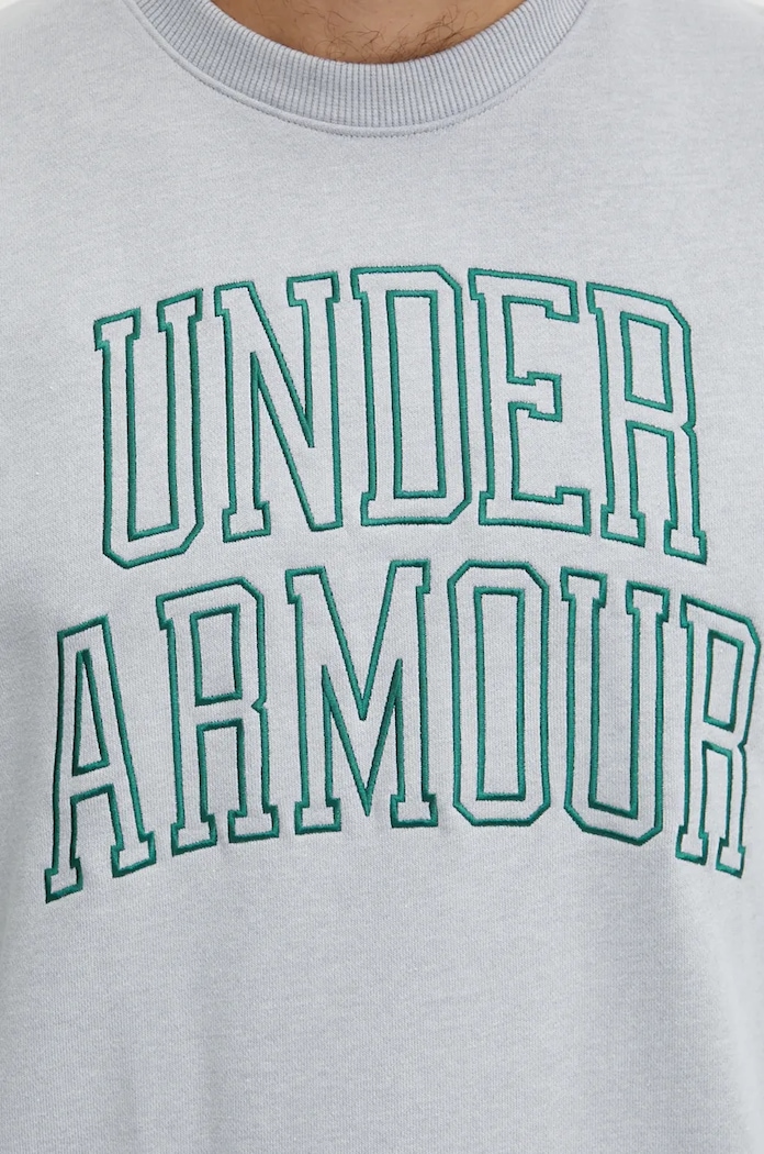 Pulover Under Armour Icon HWT Terry 1386548 siva