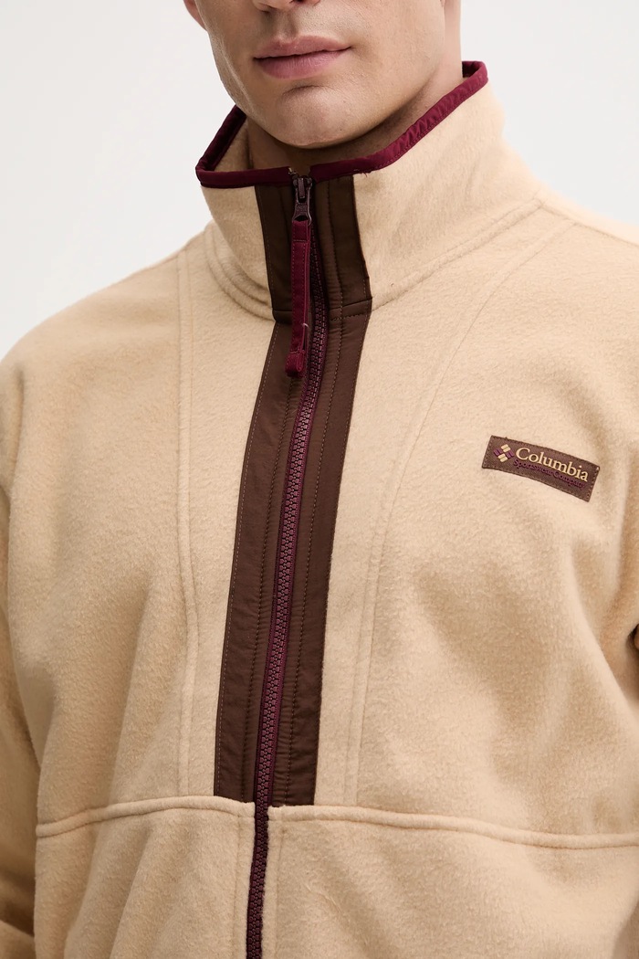 Поларен суичър Columbia Backbowl II Full Zip Fleece 2090851 бежов