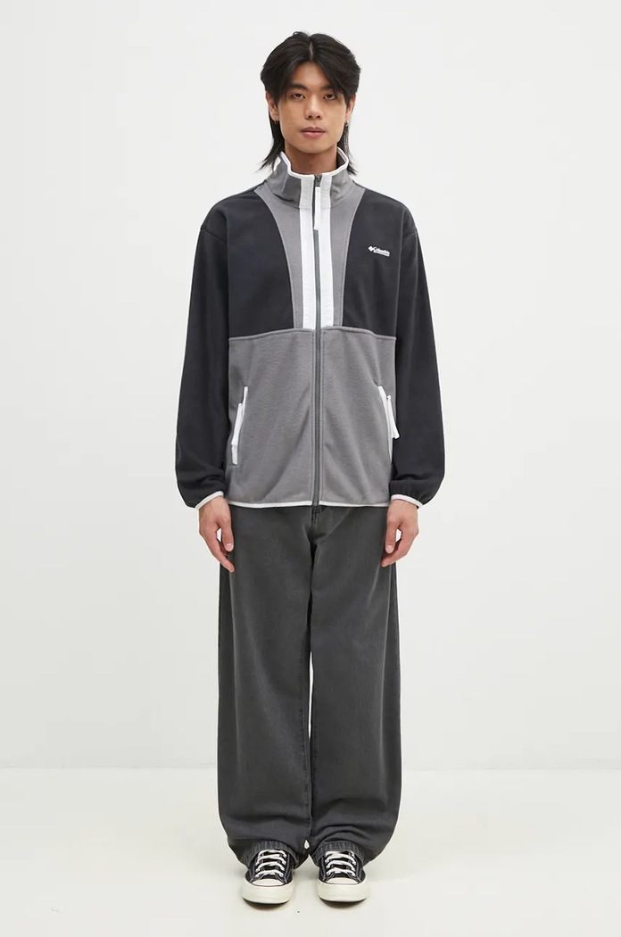 Поларен суичър Columbia Backbowl II Full Zip Fleece 2090851 сив