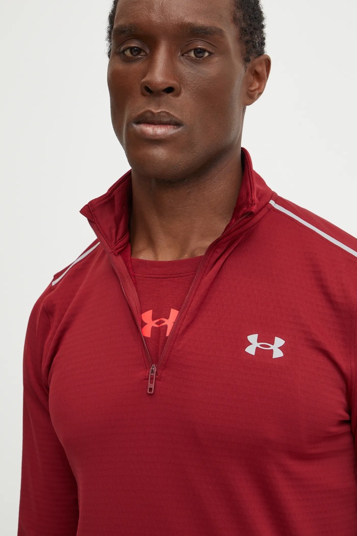 Dukserica za trening Under Armour Vanish Cold Weather bordo 1387793