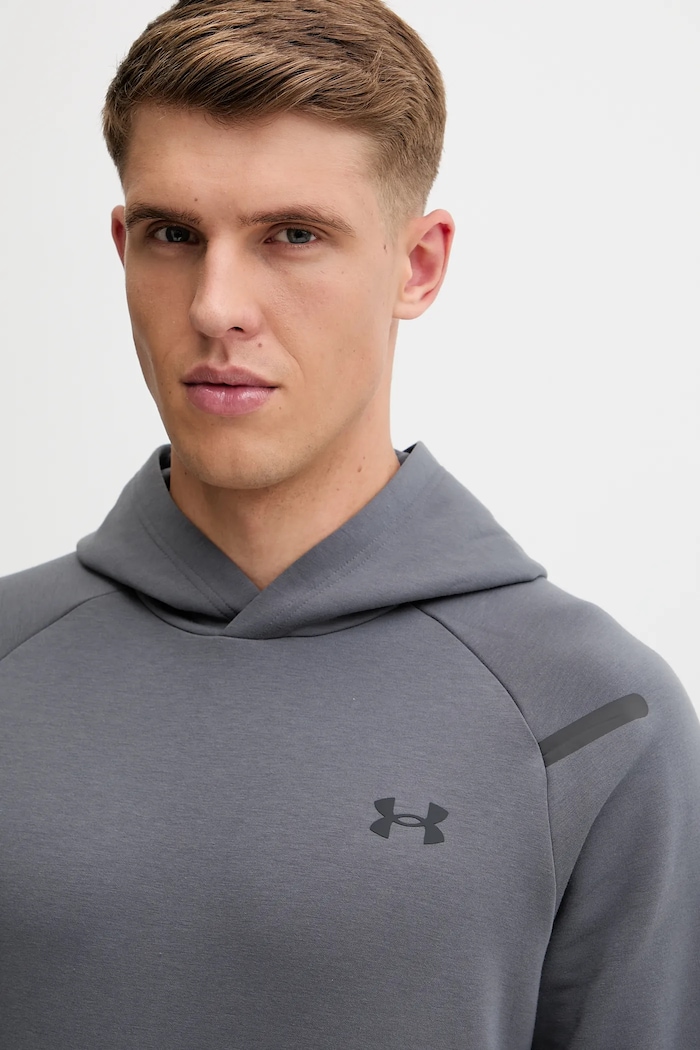 Under Armour mikina s kapucí pánská Unstoppable Fleece šedá 1389350