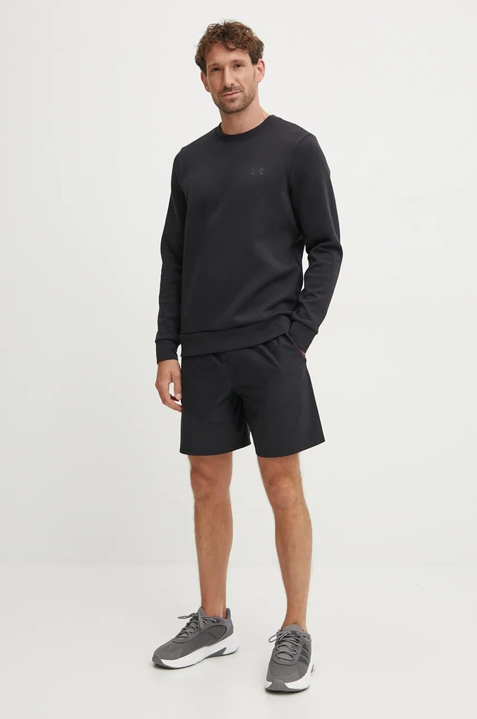Mikina Under Armour Unstoppable Fleece Crew 1389351 černá AW25