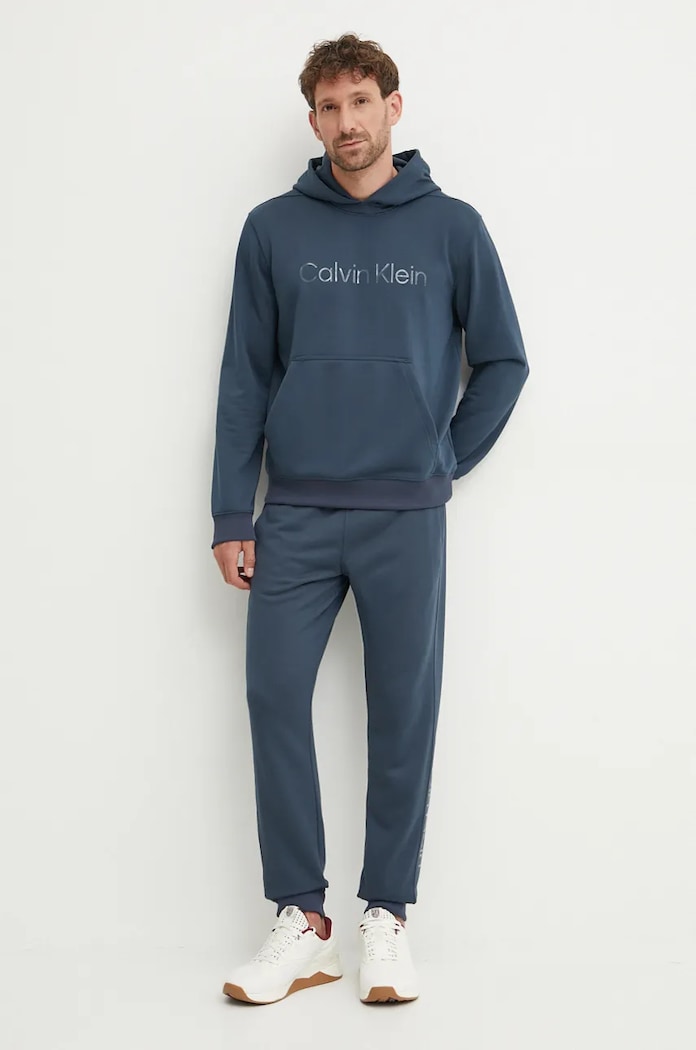 Calvin Klein Performance bluza treningowa 00GMF4W302 niebieski AW24