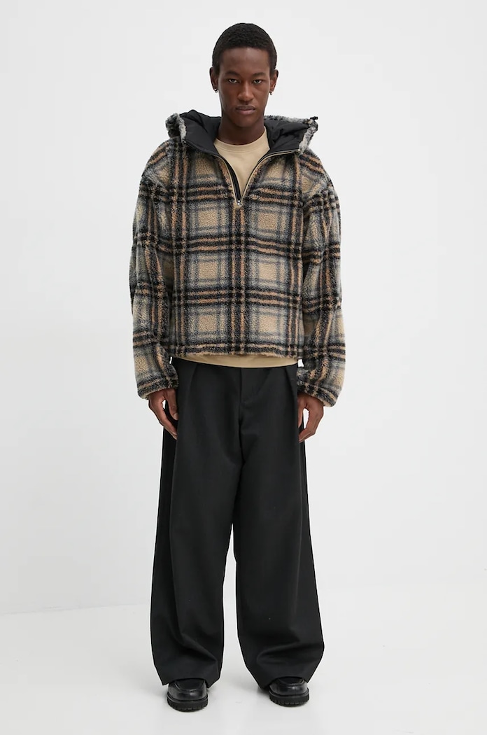 Y/Project hanorac fleece INSERT HOOD FLEECE PULLOVER 209JA003 bej AW24