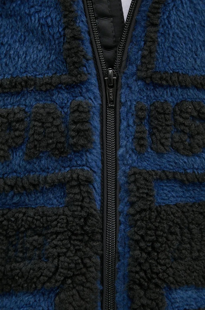 Μπουφάν Y/Project PARIS' BEST JACQUARD FLEECE JACKET 209JA002 σκούρο μπλε