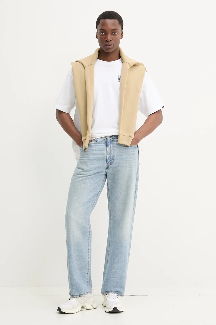Tommy Jeans bluza męska z bawełną DM0DM20741 beżowy AA00