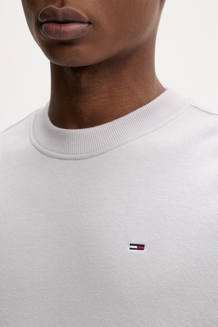 Tommy Jeans mikina pánska s bavlnou DM0DM20741 sivá