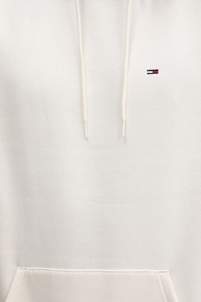 Tommy Jeans bluza z kapturem męska z bawełną DM0DM20742 beżowy