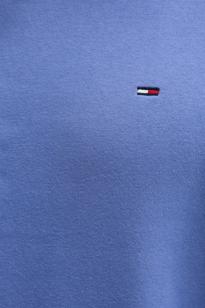 Tommy Jeans bluza z kapturem męska z bawełną niebieski DM0DM20742