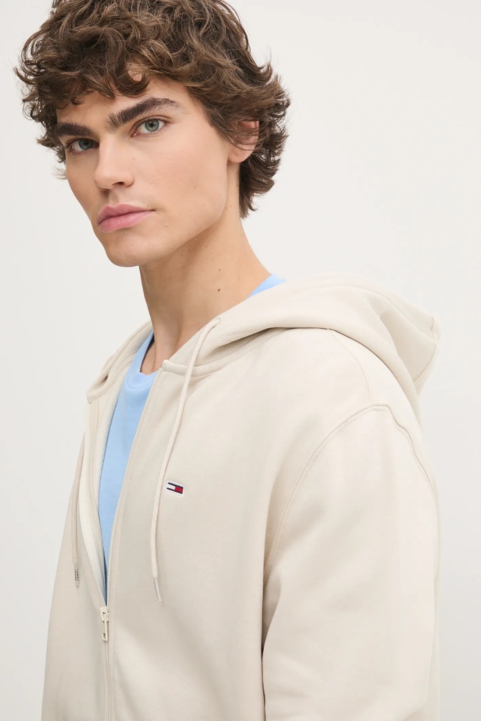 Tommy Jeans bluza beżowy DM0DM20743
