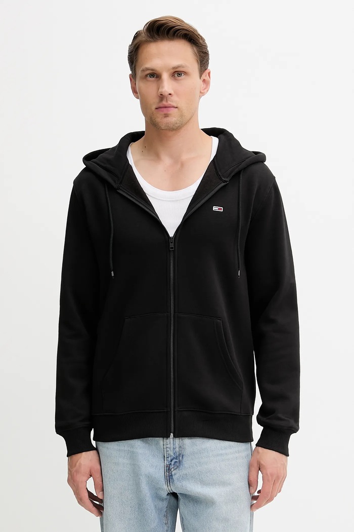 Tommy Jeans felpa con nero DM0DM20743
