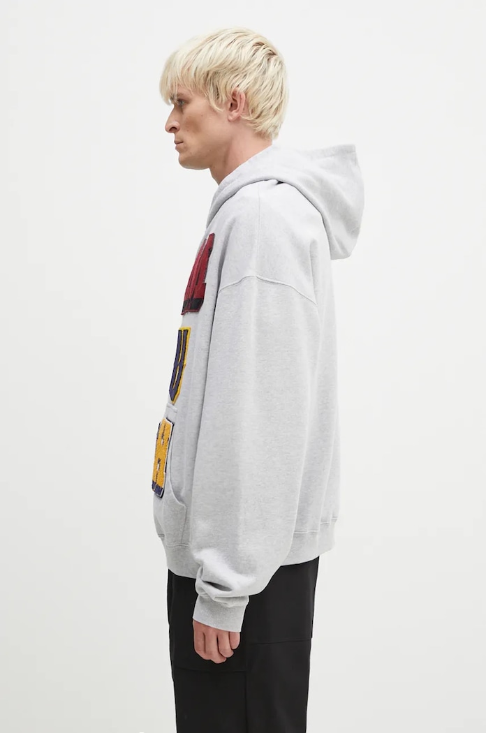Dukserica AMBUSH Zip Up Sweatshirt BMBE003F24FLE0020505 siva AW24