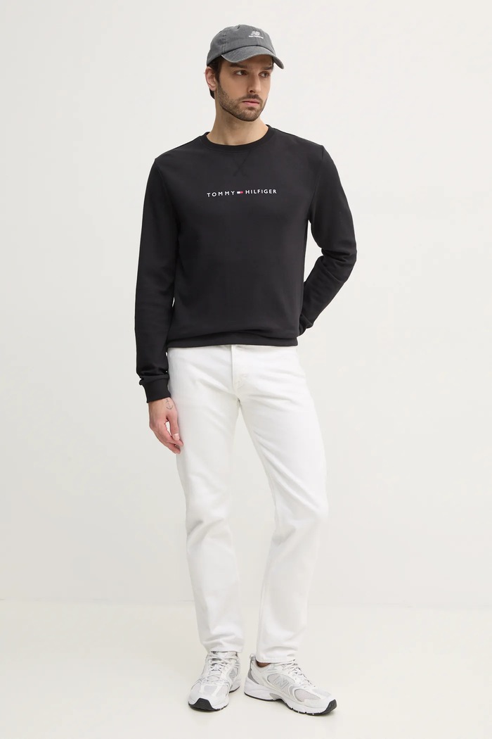 Dukserica Tommy Hilfiger UM0UM03346 crna SS25