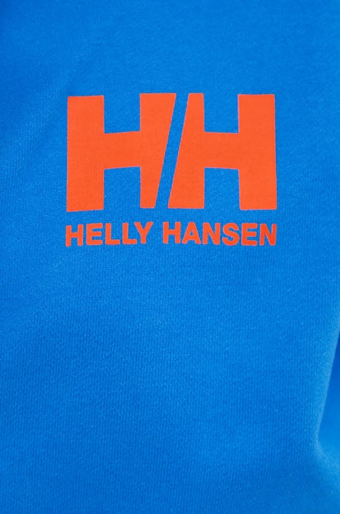 Helly Hansen bluza bawełniana HH LOGO 30393 niebieski