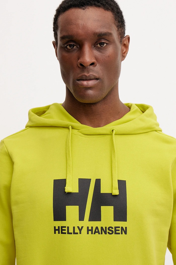 Helly Hansen bluza bawełniana HH LOGO żółty 30394