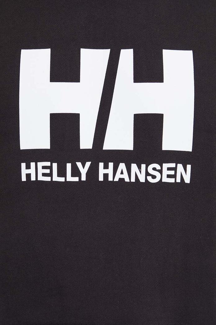 Bavlněná mikina Helly Hansen HH LOGO 30394 černá