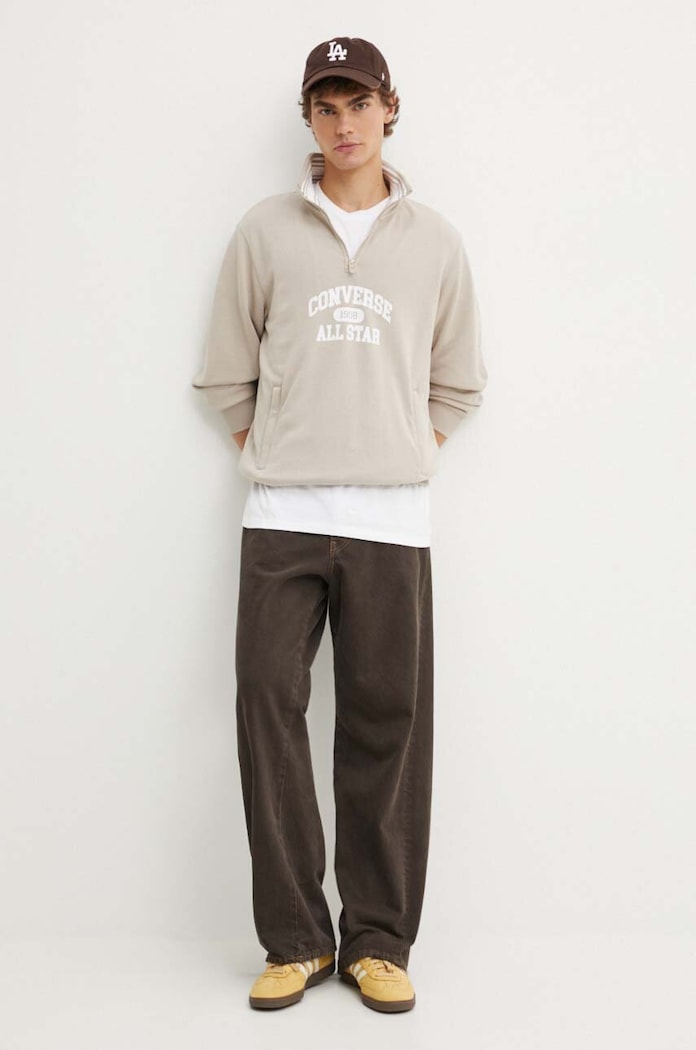 Converse bluza 10026710.A02 beżowy AW24