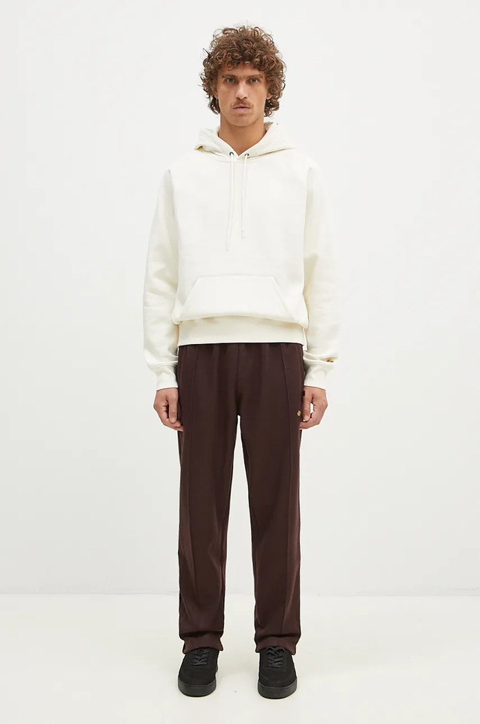 Mikina Carhartt WIP Hooded Chase Sweat I033661.0SHXX béžová