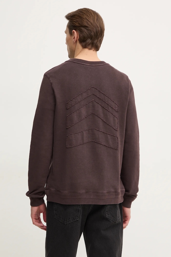 Дрехи Памучен суичър ZADIG&VOLTAIRE JMSS00266 кафяв