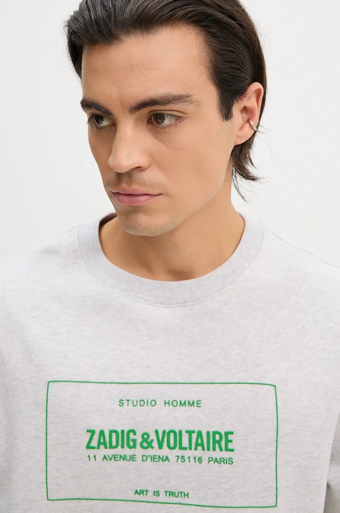 Суичър ZADIG&VOLTAIRE сив JMSS00260