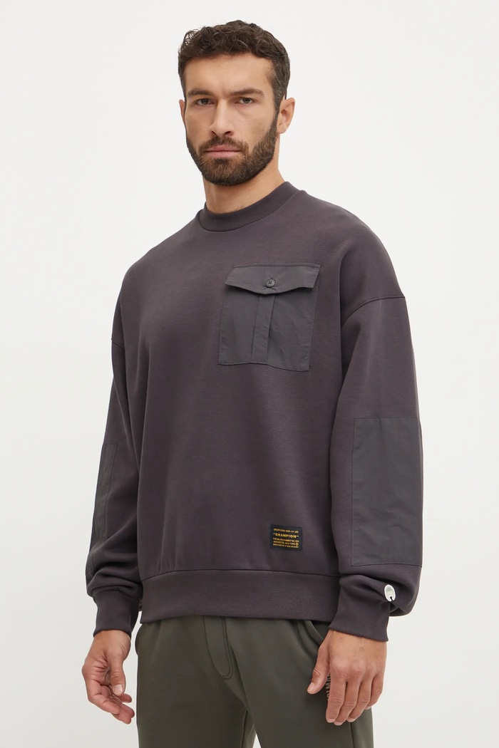 Champion bluza pozostałe szary 220421