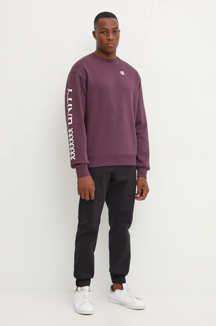 Champion bluza 220427 fioletowy AW24