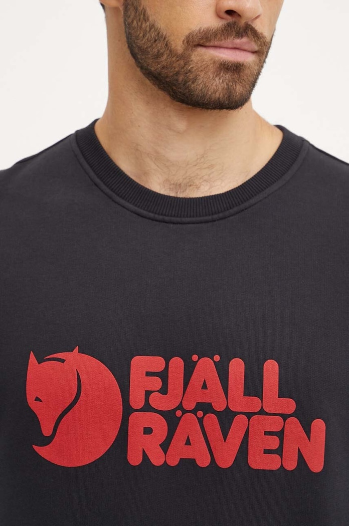 Fjallraven bluza dresowa Fjällräven Logo F84142.550 czarny