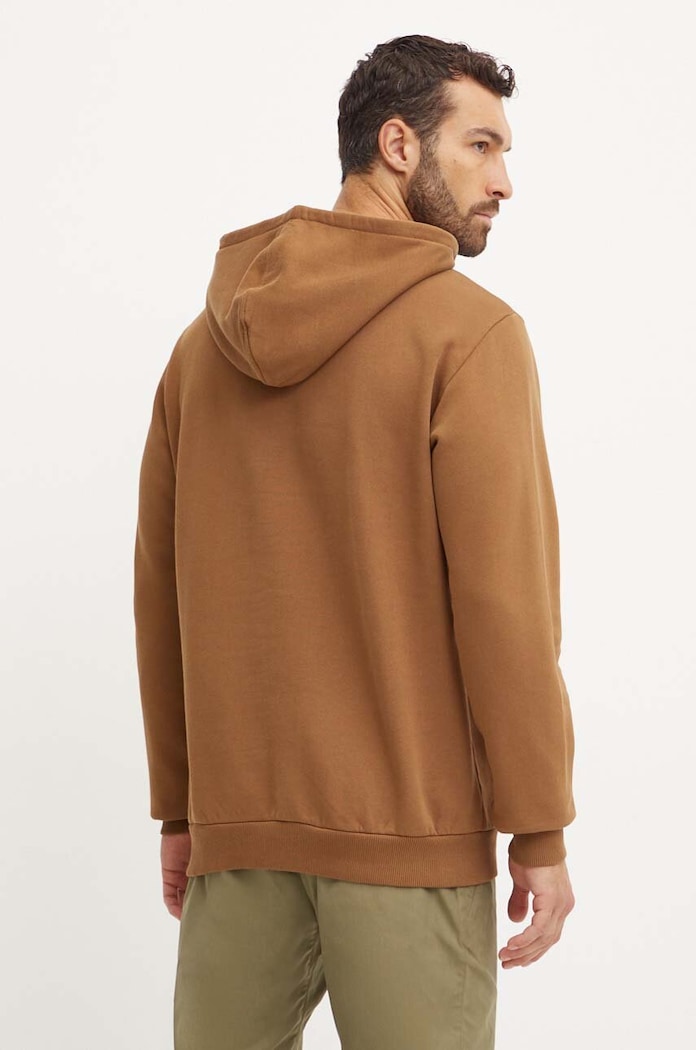 Oblečení Tepláková mikina Fjallraven Fjällräven Logo F84144.265 hnědá