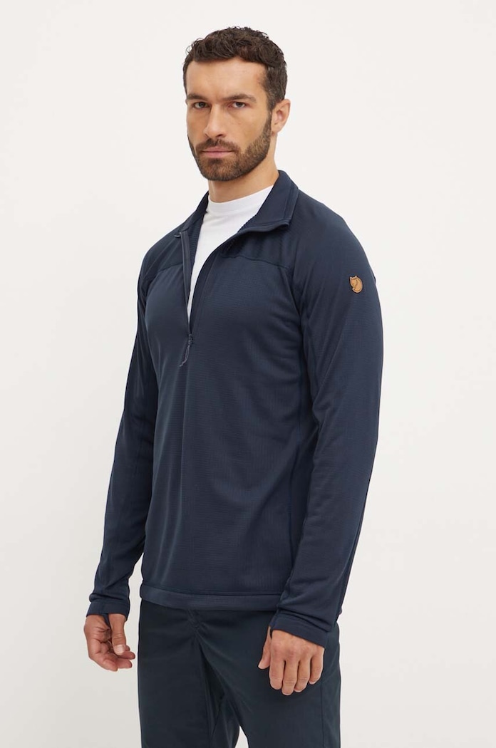 Fjallraven bluza sportowa Abisko Lite granatowy F87113.555