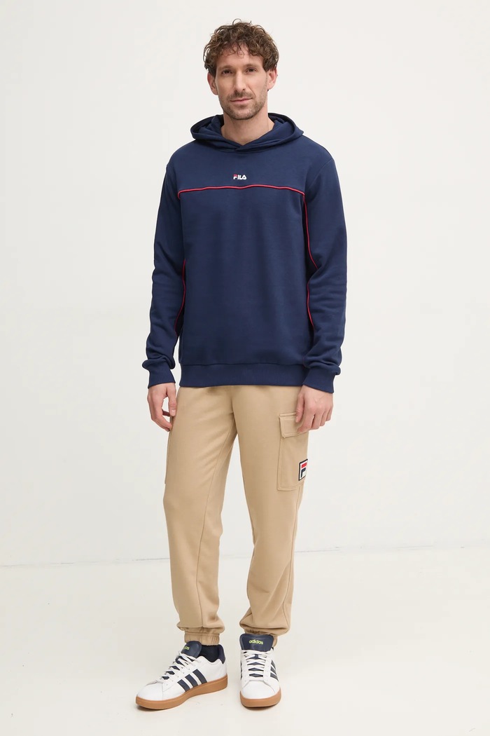 Суичър Fila Latrobe FAM0783 тъмносин AW24