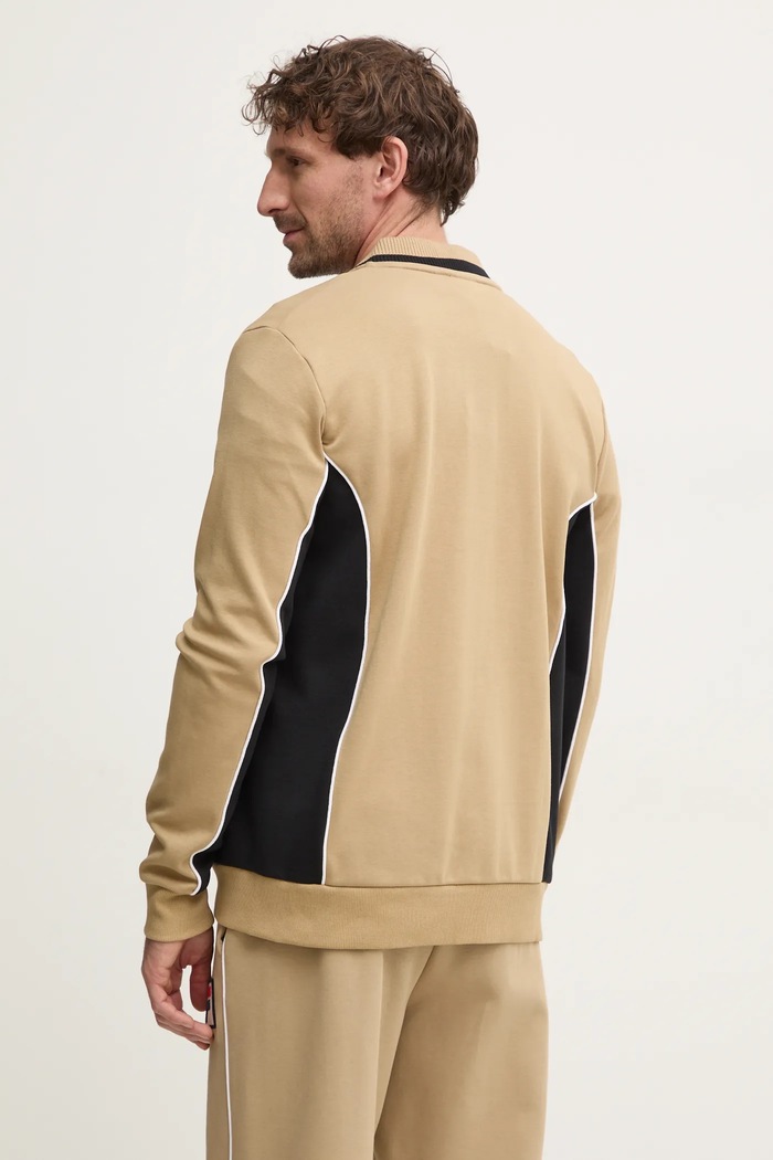 Odzież Fila bluza Settanta FAM0645 beżowy