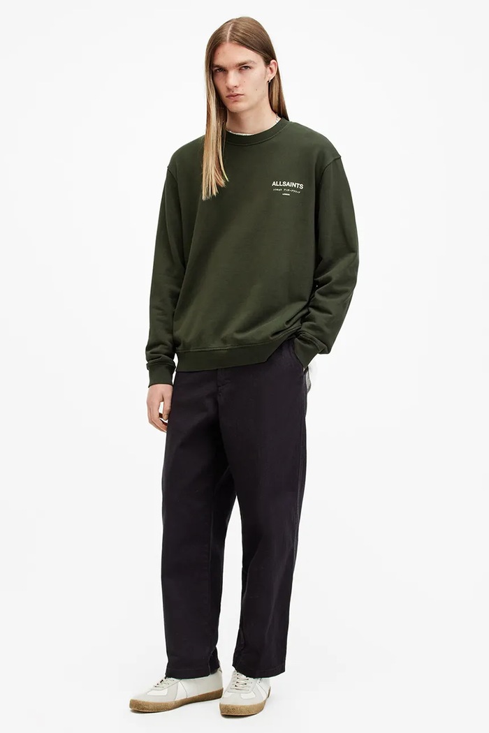 AllSaints bluza bawełniana UNDERGROUND M033NB