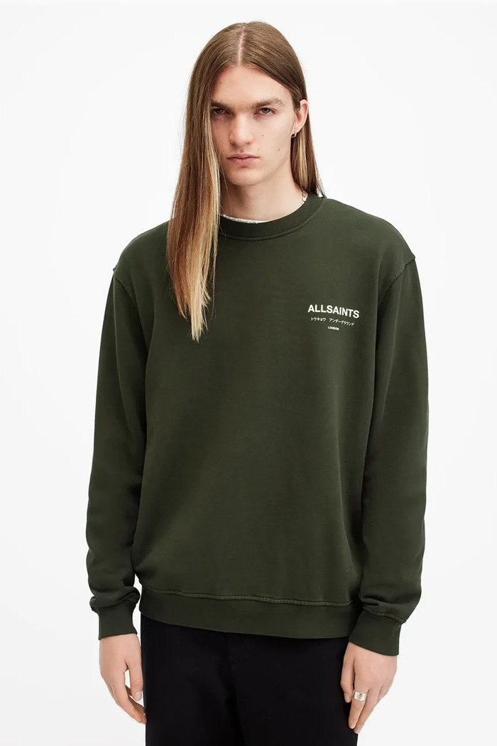AllSaints bluza bawełniana UNDERGROUND M033NB
