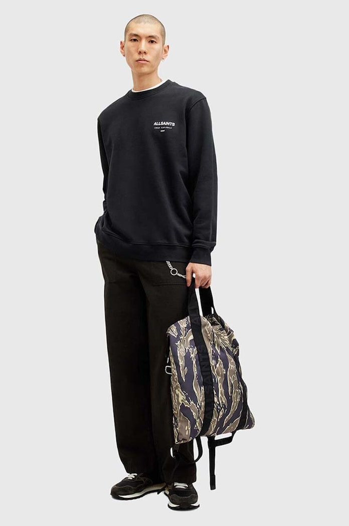 AllSaints pamut melegítőfelső UNDERGROUND M033NB