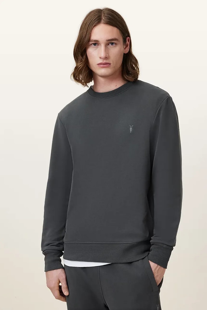 AllSaints mikina sivá M037NB