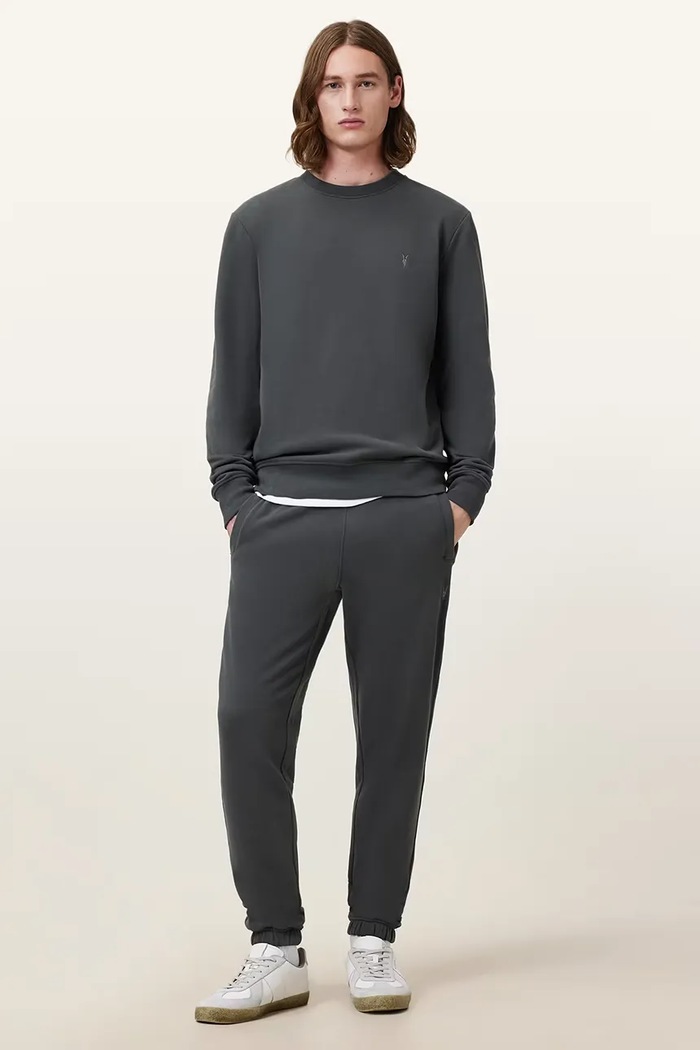 Oblečenie AllSaints mikina M037NB sivá