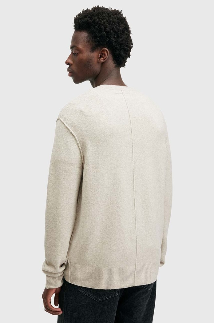 Ruházat AllSaints gyapjú pulóver STATTEN M039KA bézs