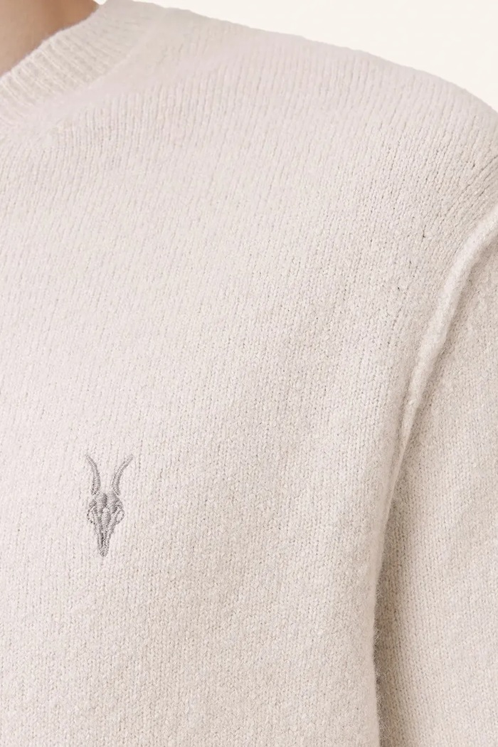 AllSaints sweter męski z dodatkiem wełny M039KA