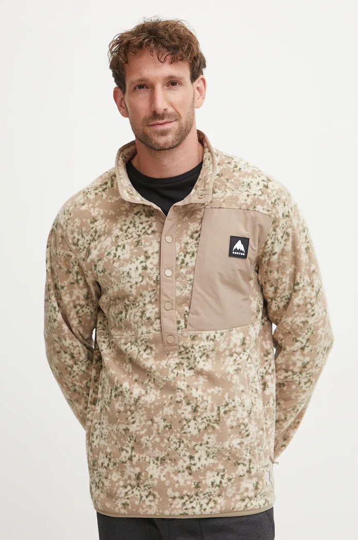 Burton bluza cu modele bej 238381