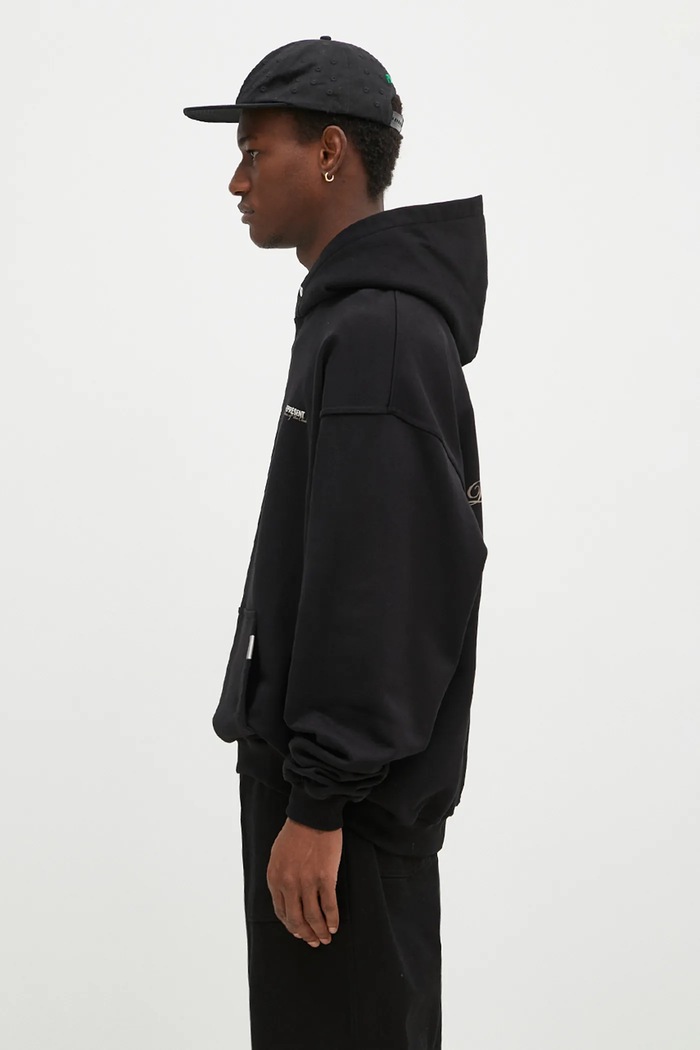 Bavlněná mikina Represent Patron Of The Club Hoodie MLM4270.001 černá SS25